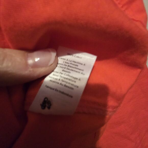 Talbots 100% Cotton Jacket Womens Plus 1X Orange Fall Autumn Pockets Classic EUC - Picture 7 of 12